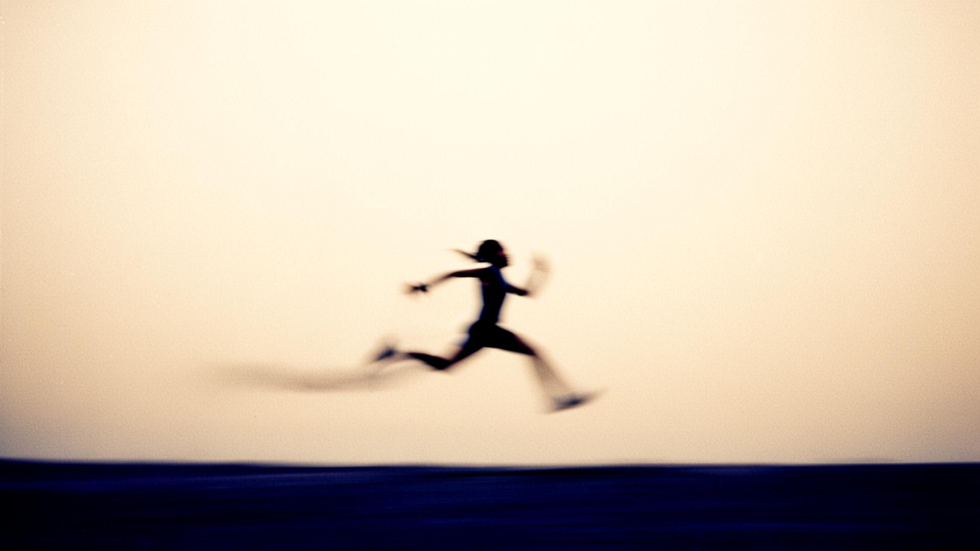 Athlete in motion